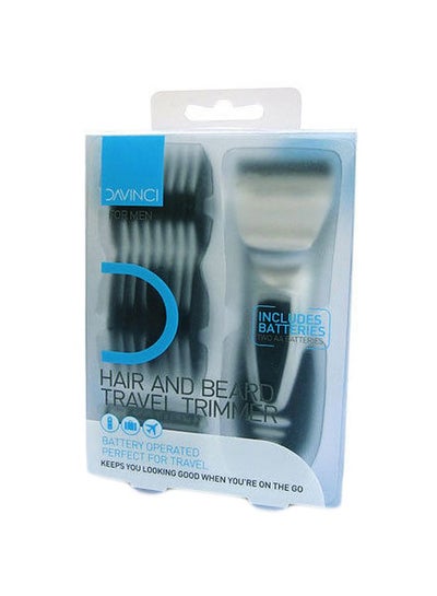 Buy Hair And Beard Travel Trimmer Silver/Black in UAE