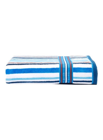 VELOUR STRIPED BATH SHEET