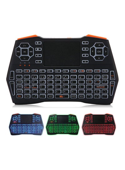 3 Color Keyboard Three Colour Backlight Keyboard With Touch Pad Black price in Saudi ...