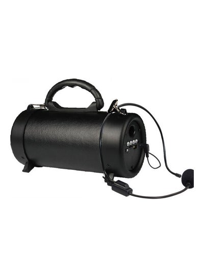 Buy Portable Bluetooth Speaker With Mic Black in Saudi Arabia