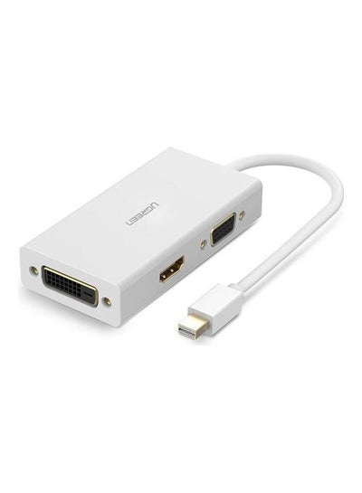 اشتري محول بمنفذ شاشة عرض صغير إلى HDMI أبيض في الامارات