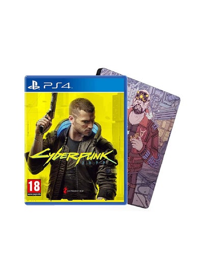 Buy Cyberpunk 2077 With Steelbook - English/Arabic - (UAE Version) - action_shooter - playstation_4_ps4 in Egypt