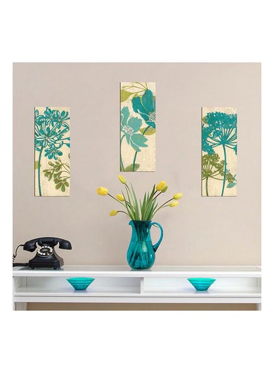 Buy 3-Piece Decorative MDF Wall Art Painting Set Xtp091 Multicolor in Egypt