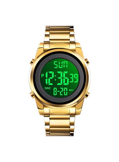 Buy Men's 1611 Alloy Fashion Digital Watch - 43 mm - Gold in Saudi Arabia