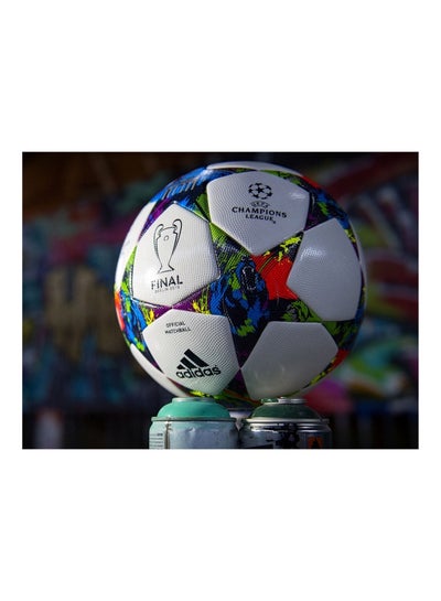 Buy Champions League Printed Self Adhesive Vinyl Wall Sticker Multicolor 160x120cm in Egypt