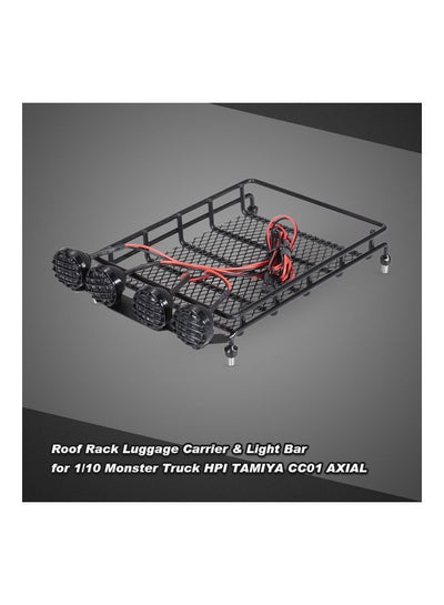 Buy Roof Rack Luggage Carrier And Light Bar 16x4x11cm in Saudi Arabia