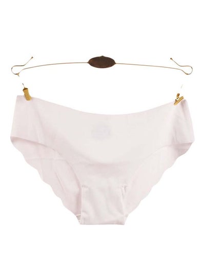 Buy Low Waist Seamless Brief White in Saudi Arabia