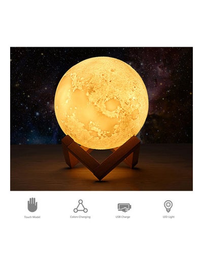 اشتري مصباح ليلي ثلاثي الأبعاد على شكل قمر في السعودية