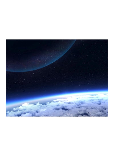 Buy Planet Vinyl Self Adhesive Wall Sticker Blue 160 x 120cm in Egypt