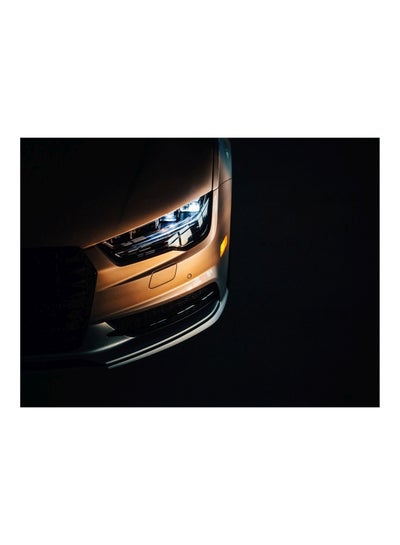 Buy Audi S6 Vinyl Self Adhesive Wall Sticker Brown/Black in Egypt