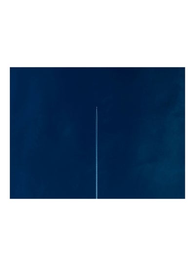 اشتري ملصق جداري ذاتي اللصق من الفينيل بطبعة طائرة أزرق 160 x 120سم في مصر