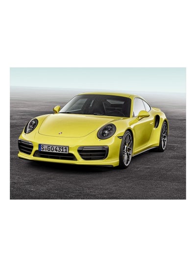 Buy Porsche Printed Self-Adhesive Wall Sticker Multicolour 160x120cm in Egypt