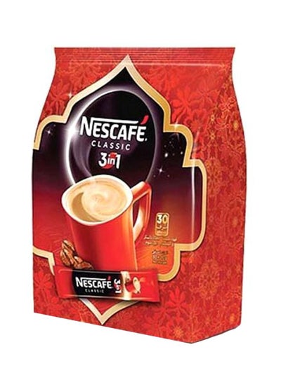 اشتري 3 In 1 Instant Coffee Mix Sachet, Pack Of 30x20 Gram 20غم عبوة من 30 قطعة في الامارات