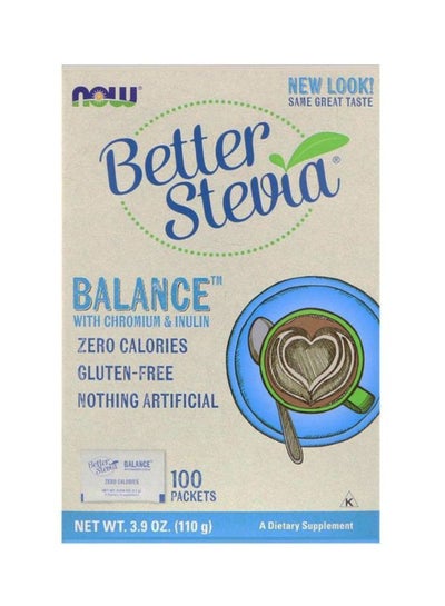 Buy Better Stevia Balance Sweetener 110grams Pack of 100 in UAE