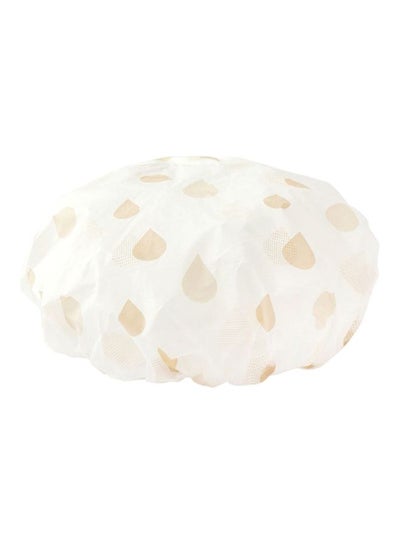 Buy Personal Use Shower Cap Beige 28x28centimeter in Saudi Arabia