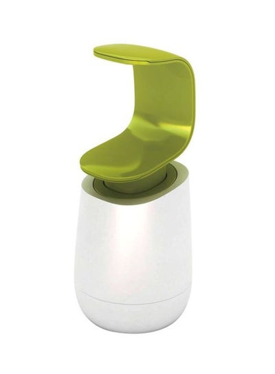 Buy C-Pump Soap Dispenser Bottle White/Green 19x8.5x8.5cm in Saudi Arabia