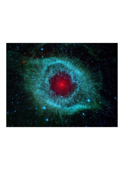 Buy Helix Nebula Printed Self-Adhesive Wall Sticker Multicolour 160x120cm in Egypt