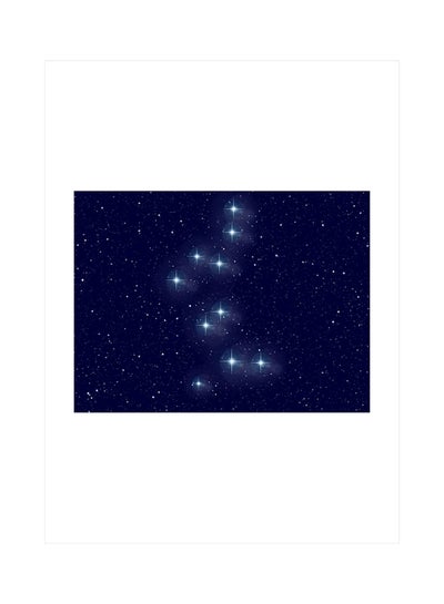 Buy Constellation Themed Wall Sticker Blue 160x120cm in Egypt