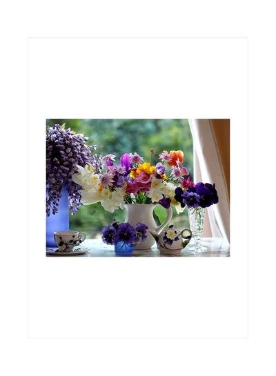 Buy Bouquet Themed Wall Sticker Multicolour 160x120cm in Egypt