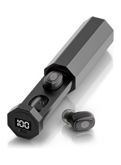 اشتري TWS-03 Bluetooth 5.0 Wireless Smart Touch Earphones 20 x 10 x 20سم أسود في الامارات