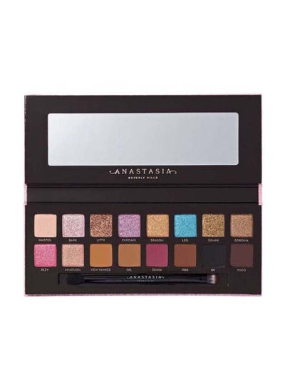 Buy Amrezy Eyeshadow Palette With Brush Multicolour in UAE