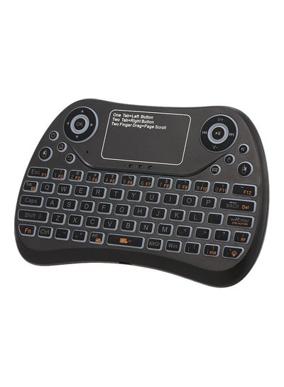 Buy Wireless Keyboard Touch Pad Black in Saudi Arabia