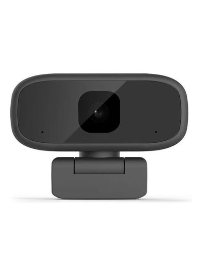 Buy USB Webcam With Microphone Black in UAE