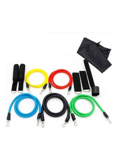 Buy 11-Piece Fitness Resistance Band Set in Egypt