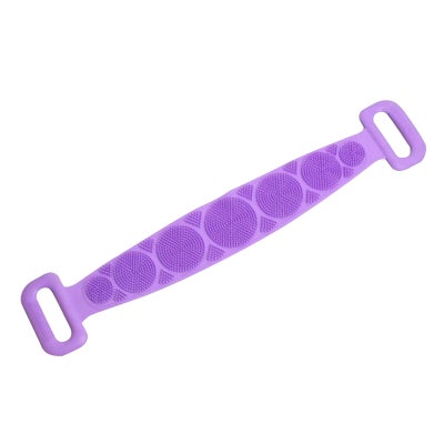 Buy Silicone Bath Body Brush Purple 15cm in Egypt