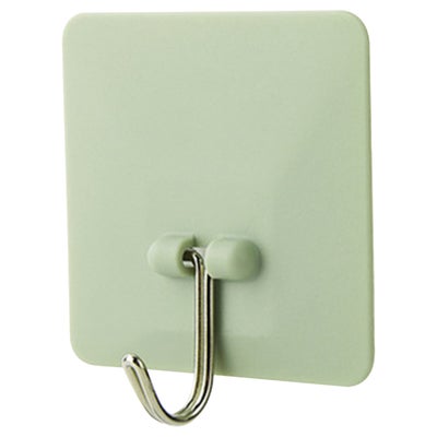 Buy Towel Hanger No-Punching Hanging Adhesive Hook Green 6cm in UAE