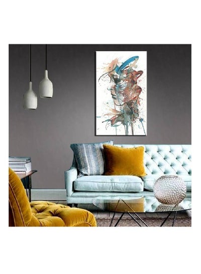 Buy Contemporary Design Framed Vinyl Tableau Multicolor 60x90cm in Egypt