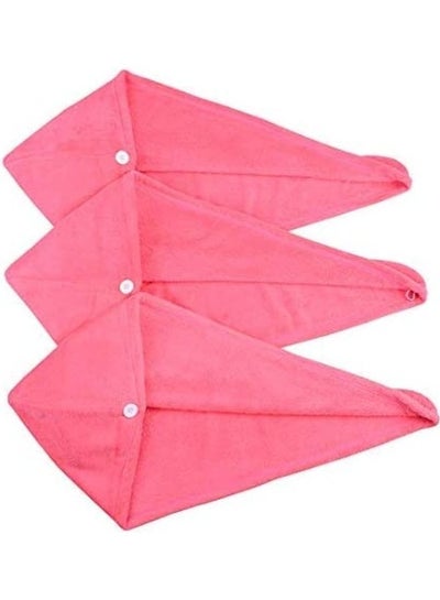 Buy Soft Shower Hair Towel Red 9.09inch in Egypt