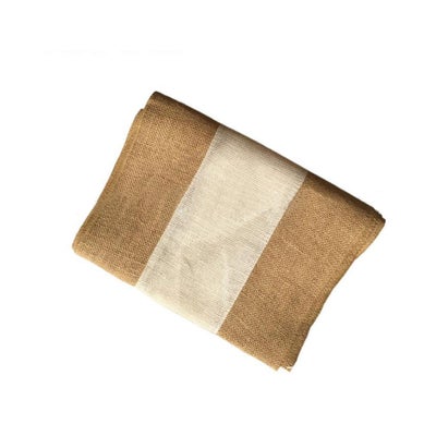 Buy Jute Color Matching Table Runner Brown 30*183cm in Saudi Arabia