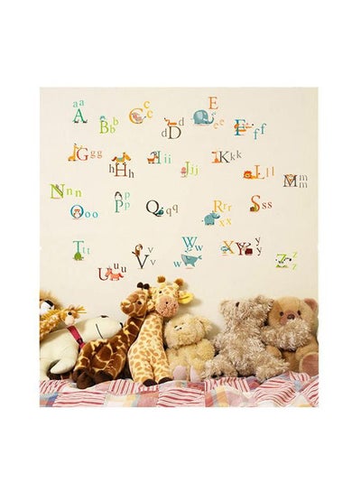 26 Animal Alphabets Kids Wall Art Stickers Nursery Decor Removable Vinyl Decal 