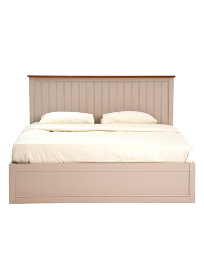 Buy Orlando King Bed Off White 180 x 200cm in UAE