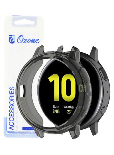 Buy Transparent Cover Shockproof Scratch-Resist Frame Case For Samsung Galaxy Watch 3 Black in UAE