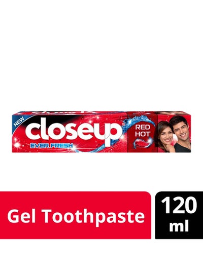 Buy Red Hot Antibacterial Gel Toothpaste Clear 120ml in Saudi Arabia