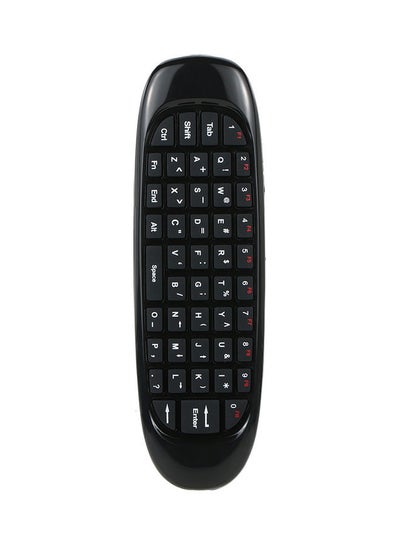 اشتري 2.4G Mini Wireless Keyboard Mouse With Infrared Remote Control أسود في السعودية