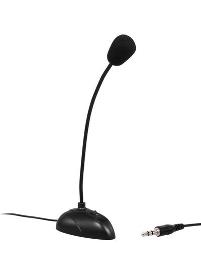 Buy Computer Microphone Desktop Black in UAE