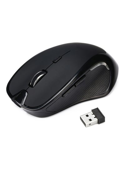 Buy 2.4GHz Wireless  Button Optical Mouse Mice Adjustable USB Receiver For Mac black in Saudi Arabia