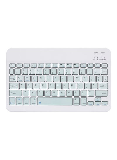 Buy Wireless Rechargeable Bluetooth Keyboard Green in Saudi Arabia