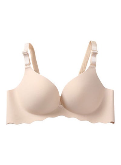 Buy Breathable Push Up Bra Beige in Saudi Arabia