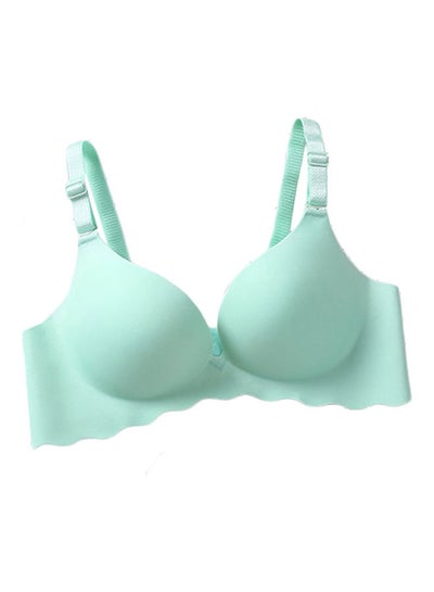 Buy Breathable Push Up Bra Green in Saudi Arabia