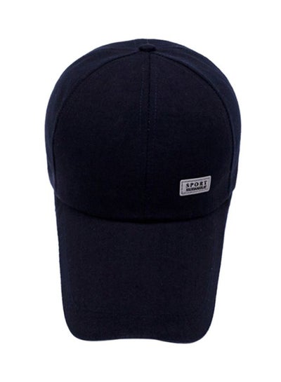 Buy Casual Cotton Blend Cap Blue in Saudi Arabia