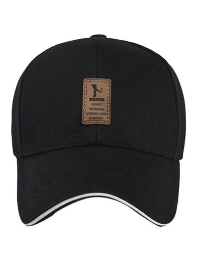 Buy Casual Cotton Blend Cap Black in UAE