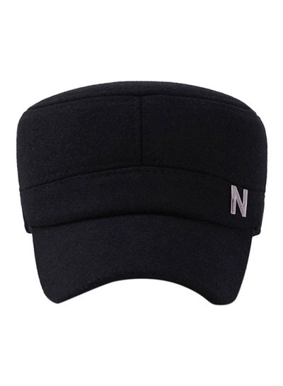 Buy Casual Cotton Blend Cap Black in Saudi Arabia