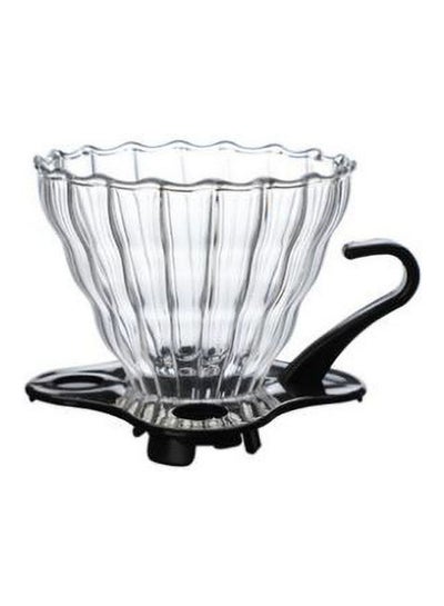 Buy Glass Coffee Funnel Clear 8.5x10cm in Saudi Arabia