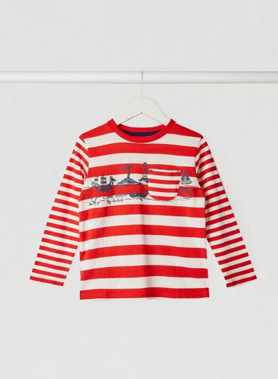 Buy Baby/Kids Striped T-Shirt stripes in Saudi Arabia