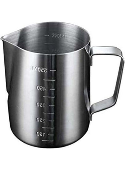 Buy Milk Frothing Pitcher Silver 550ml in UAE