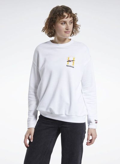 Buy Classic Hotel Sweatshirt White in UAE